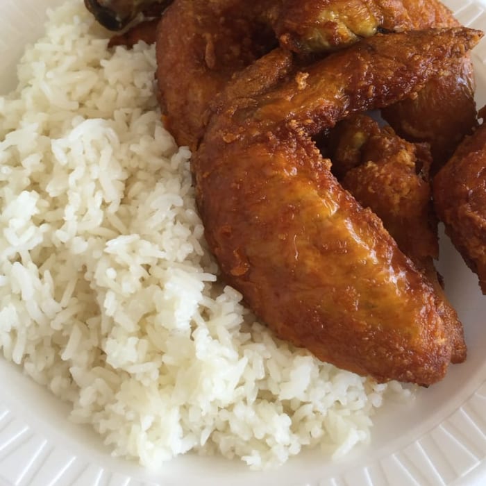 Wings & Rice.