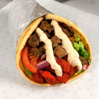 Chicken and Lamb/Beef Combo in Pita