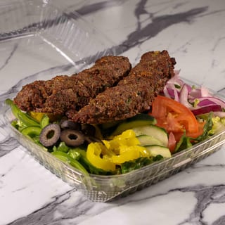 Beef Kabob Salad