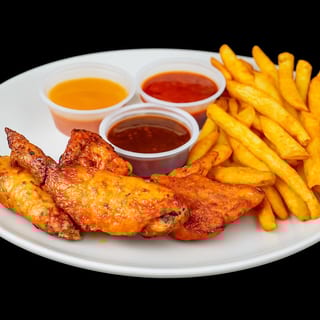 5 Wings & Fries
